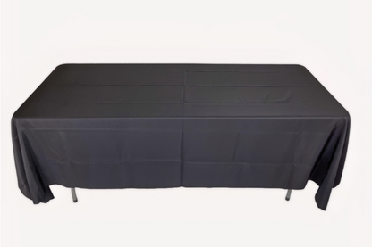 FIT 6 FOOT RECTANGULAR TABLE BLACK  70”W x 102”L SC