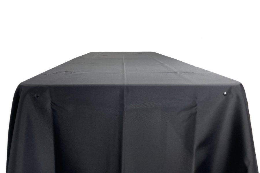 FIT 6 FOOT RECTANGULAR TABLE BLACK  70”W x 102”L SC