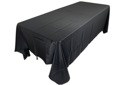 FIT 6 FOOT RECTANGULAR TABLE BLACK  70”W x 102”L SC