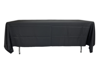 FIT 6 FOOT RECTANGULAR TABLE BLACK  70”W x 102”L SC