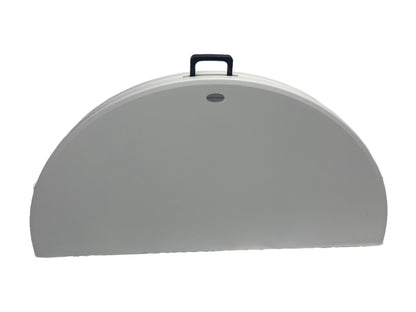 5 FOOT ROUND TABLE WITH INTEGRATED SNAP BUTTONS