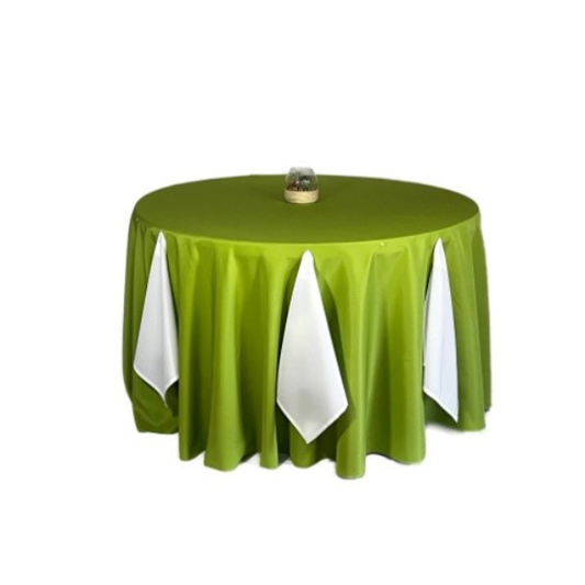 FIT 4 FOOT ROUND TABLE  LINEN 106” ROUND